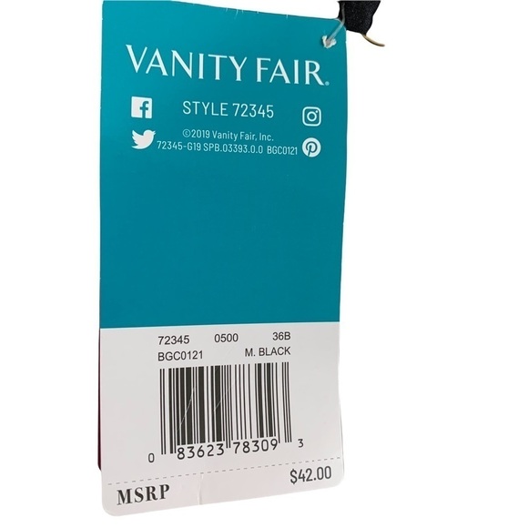 Vanity Fair NWT Beauty Back 4 Way Stretch Support Without Wire Size 36B - Picture 8 of 9